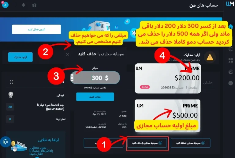 حذف حساب دمودر ویندزور