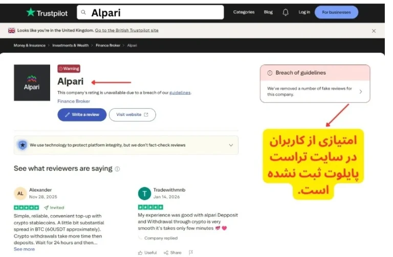 مقایسه بروکر آلپاری و ویندزور